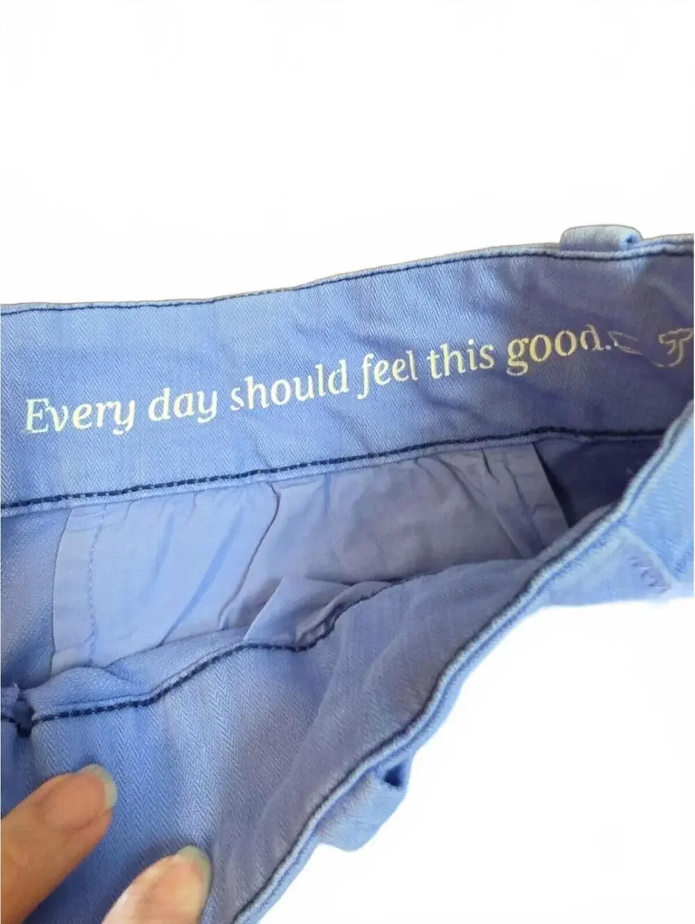 Vineyard Vines Sz 6 Periwinkle Blue Hook Eye Pocket Ladies 3 In Inseam